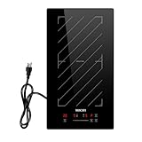 MOCIFI 12 Inch Induction Cooktop 2 Burners, 1700W Built-in & Countertop Electric Stove with Plug,...