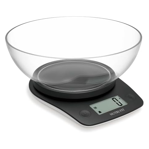 NUTRI FIT Digital Food Scale with Bowl Cover