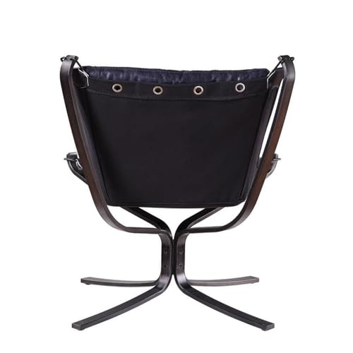 Sillón Tufted Cuero Vintage Azul miniatura 5