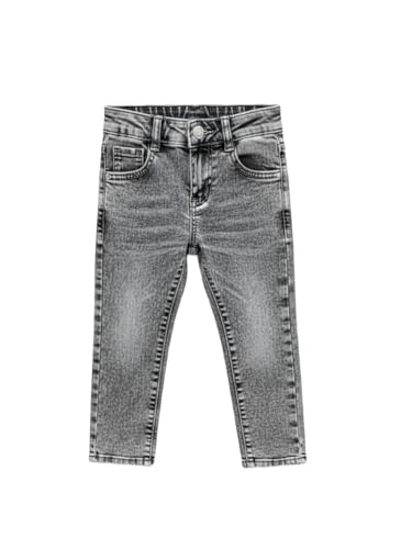 Image of A.T.U.N. (ALL THINGS UBER NICE) Boys Cotton Stretchable Straight Fit Denim Jeans | Soft Washed Mid Rise Comfort Jeans for Everyday Wear | Durable Stylish Casual Bottom Wear