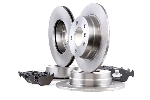 STARK Kit de discos de freno y pastillas SKBK-1090326 Ø286 280mm Eje trasero Eje delantero con clip de émbolo Chapa antichirridos ventilación interna macizo