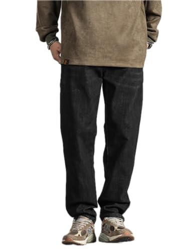 Jeans Pants Trousers Denim Spring and Autumn Matte Fabric Thickened Elastic Cone Micro Ha Slim Fit High Street