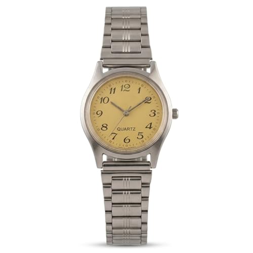 Image of PANJATAN Women's Classic Quartz Watch - Uniques - Stainless Steel Silver Chain - Stylish Ladies Analog Wrist Watch (30mm)
