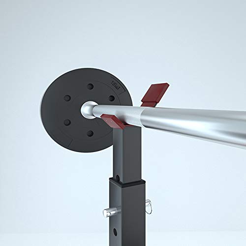 Van Alderman Adjustable Squat Rack Multi-Function Barbell Rack Dip Stand Barbell Stand Weight Lifting Rack Home Gym Fitness Weight Lifting Bench Press Dipping Station