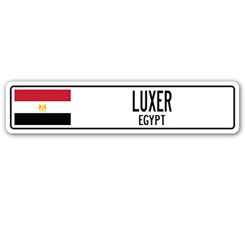 LUXER, Egypt Street Sign Egyptian Flag City Country Road Wall Gift