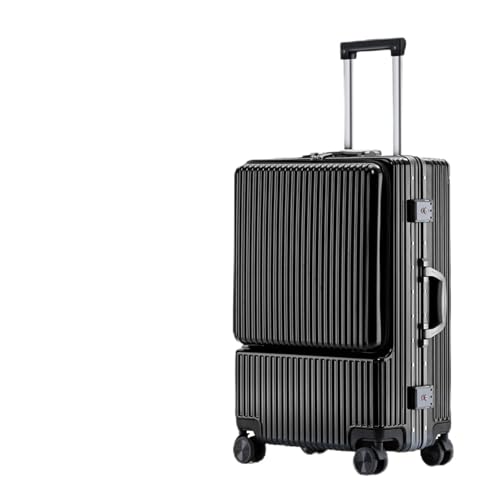 Elegance Cabin Suitcase Matte 100% PC Hard Trolley Travel Hand Luggage with 4 Swivel Double Wheels and TSA Lock,4,20in
