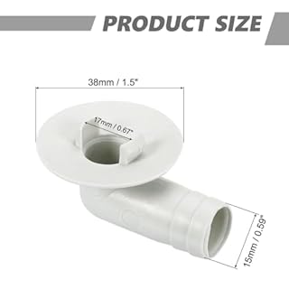 2 Pezzi Universale Scarico del Condizionatore D unità Esterna Beccuccio Connettore, per Beccuccio per unità Esterna del Condizionatore D per Ugello Scarico Connettore per Tubo Scarico Facile