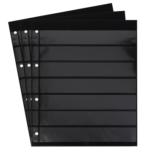 Feuilles de Stock Prophila Division 7 Voies Double Face pour Album et Classeur