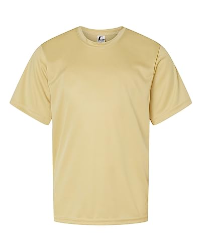 C2 Sport Youth Performance T-Shirt, S, Vegas Gold