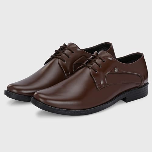 Image of Centrino Formal Shoe for Men | Soft Cushioned Insole for All-Day Comfort | Stylish & Elegant Design | Perfect for Office, Business Casual & Formal Attire 7663