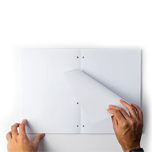 Image of Mahavir Square ruled, Unruled & Ruled Loose Leaf Report Pads | A4 Size | Pre Punched for Easy Filing | Tear Off Sheets | Pack of 3-100 sheets each
