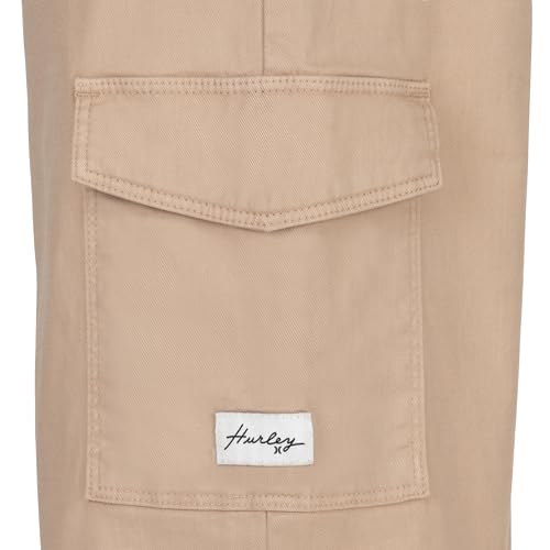 Image of Hurley Girls' Wide Leg Cargo Pants