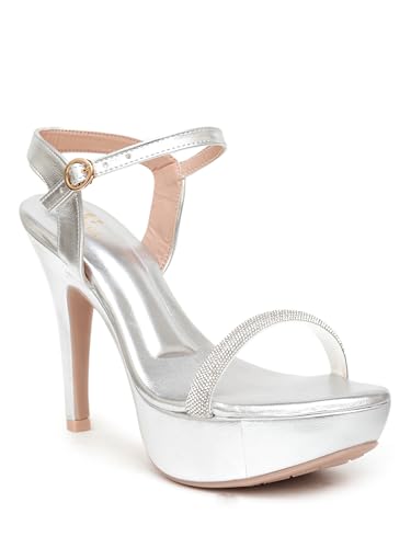 Image of Planet Walk Round Toe Stiletto Solid Heels For Women'S /Girl'S