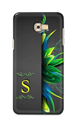 Image of Name II Initial II Letter Alphabet S Hard Back Case Cover for Samsung Galaxy C7 Pro Back Cover -(J5) VNS2222