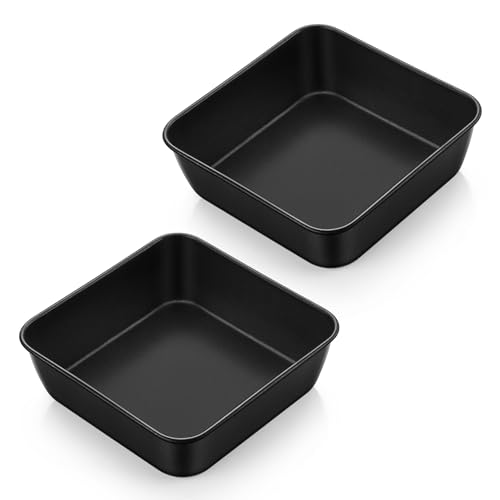 Homikit Auflaufform 2er Set, 15,9 x 15,9 x 5cm Edelstahl Eckige...