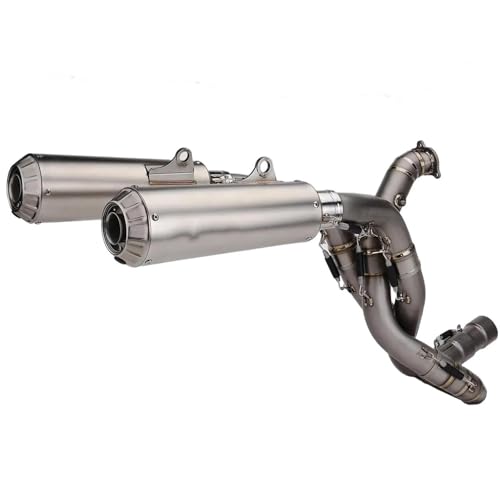 XUXRHMEAN Für Ducati SuperSport 950 Motorradauspuff Motorrad Mittleres Rohr Auspuff