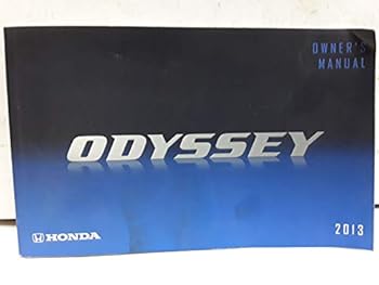 Paperback 2013 Honda Odyssey Owners Manual Book