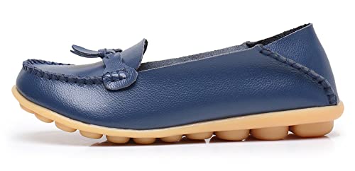 Image of VenusCelia Women's Decoration Comfy Walking Flat Loafer