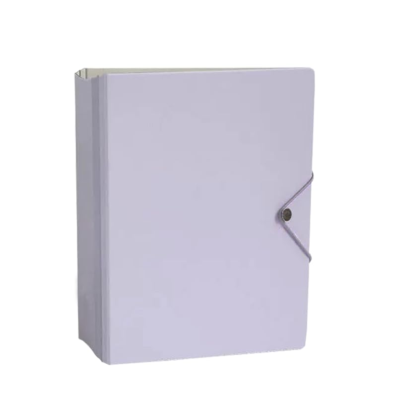 Classeur A5 à anneaux ronds à 3 trous, rechargeable, protège-cahier, protège-classeur, scrapbooking, couverture de classeur (violet)