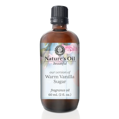 Warm Vanilla Sugar Fragrance Oil for Perfume, Diffusers, Soap Making, Candle Making, Lotion, Home Scents, Linen Spray, Bath Bombs, Slime (2 Fl Oz)