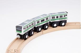 埼京線、快速、普通10両セット　中古品 ☆中古 プラレール E233系 埼京線 中間車☆（らいぷら on X