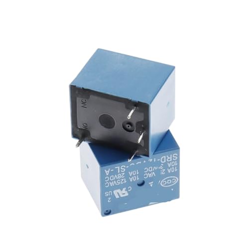 Relé SRD-12VDC-SL-A de 12V 10A y 4 pines para circuitos eléctricos en proyectos de electrónica