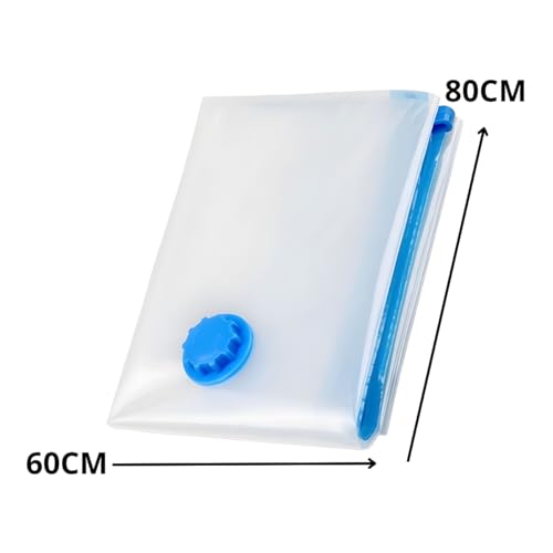 Kit 5 Saco a Vácuo Roupa Viagem 60 x 80 cm + Bomba