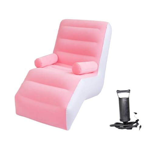 Fauteuil-canapé pliable extérieur rose : assise portable confortable et structure imperméable - 8