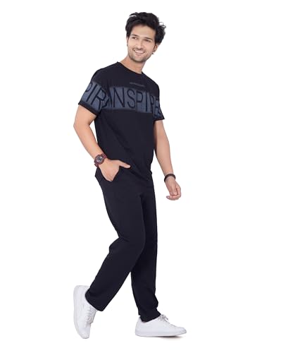 Image of WEET Cotton T-Shirt and Pyjama Set for Men,Night Wear for Men,Men's Pyjama Set 122