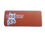 Hooters Blank Costume Name Tag Orange