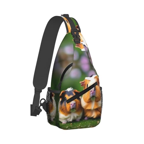 Morrales de crossbody con diseño de conejillos de indias miniatura 2
