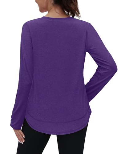 Image of XIEERDUO Women's Workout Tops Long Sleeve Shirts Sun Protection UPF 50+ Quick Dry Shirts for Hiking Running S-3XL