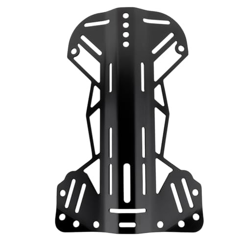 Backplate para buceo técnico que mejora el trimado y soporte de botellas dobles 4