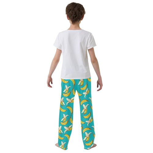 Retro African Tribal Boys Long Pants Soft Trousers Elastic Waist Kids Lounge Bottoms with Pockets S-XL3