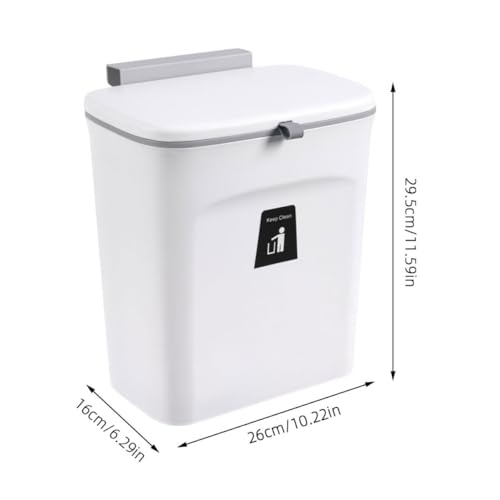 Caneca de basura rectangular para cocina VALICLUD miniatura 2