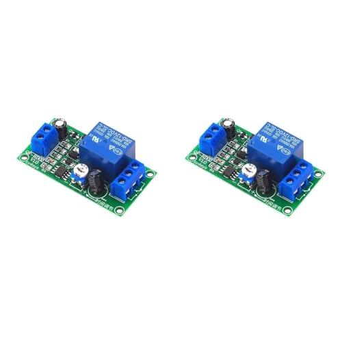 Module de relais temporisé 12V à synchronisation réglable 0-60s avec puce NE555 (2Pcs)