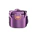 Purple Color Padded Carrying Cases for Crystal Singing Bowl - putting 8" and 10" singing bowls, mallets not included