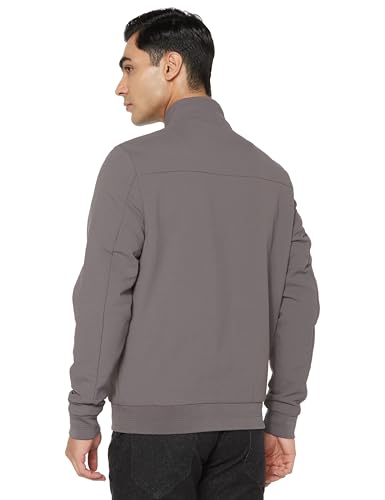 Image of Qube By Fort Collins Men's Regular Fit Lightweight Winter Jacket - Textured Fabric, Warm & Stylish Outerwear