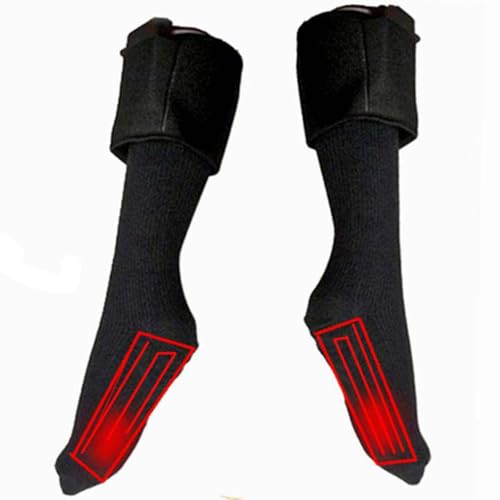 Calcetines térmicos para mujer, calcetines eléctricos | Calcetines térmicos de invierno alimentados por batería,Calcetines térmicos para tejer, calentadores de pies portátiles para caza al aire libre