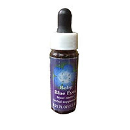 Baby Blue Eyes Dropper, 0.25 oz by Flower Essence Services (Pack of 6)