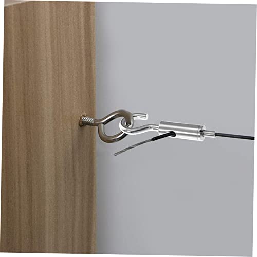 ULTECHNOVO 6 piezas de tensores de cable de cobre para uso con cuerdas, maquinaria y carpas, resistentes y prácticos miniatura 3