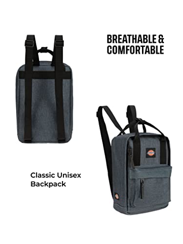 Image of Dickies Brooklyn Mini Backpack, Small Backpack Purse for Men and Women, Travel Shoulder Book Bag (Grey Heather)