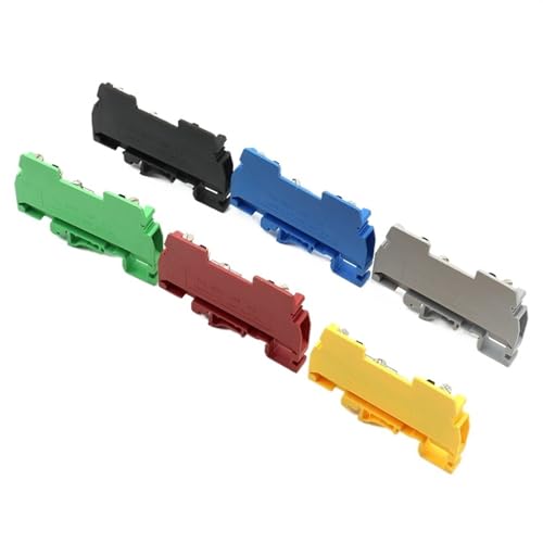 Bloque de terminales de prueba URTK/S en carril DIN de 6mm² para corriente segura 5