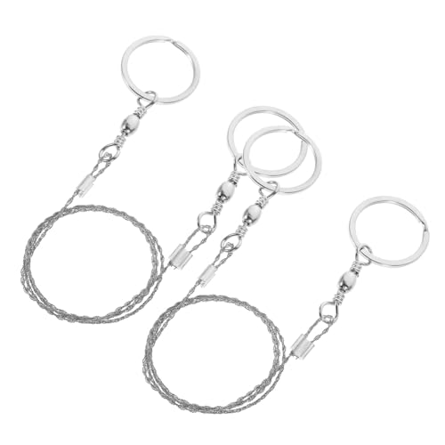 BIUDECO Emergency Survival Wire Saw Outdoor Wire Saws Portable Chain Rope Saw Hand Saws for Camping