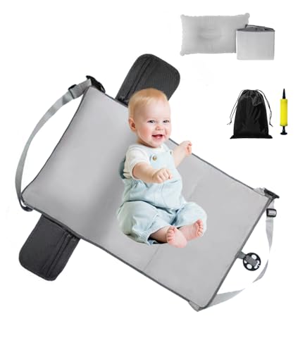Toddler Airplane Bed, 2025 New Portable Baby Travel Essentials for Flying, Airplane Travel Essentials Kids Reduce Mother's Fatigue, Toddler Airplane Bed, Baby Travel Gear Includes A Storage Bag