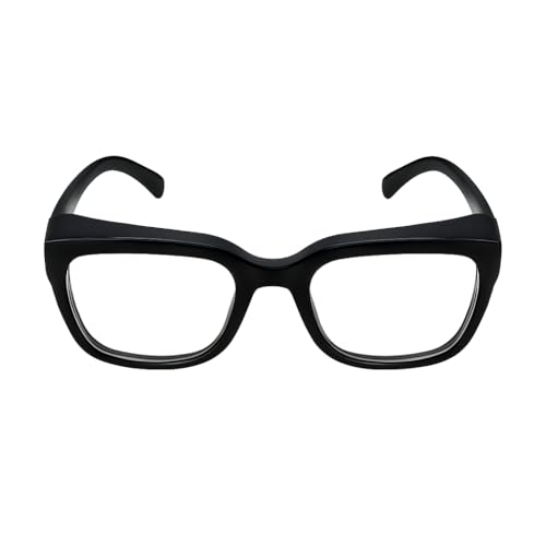 Image of FAMOUS Prescription Safety Eyeglasses Frame for Men & Women Polycarbonate Protective Frame Replaceable Lenses Compatible with Single Vision, Bifocal & Progressive Lenses Lightweight, Durable