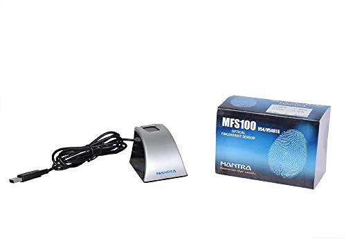 Image of (Refurbished) Mantra MFS100 Biometric Fingerprint Scanner (Grey)