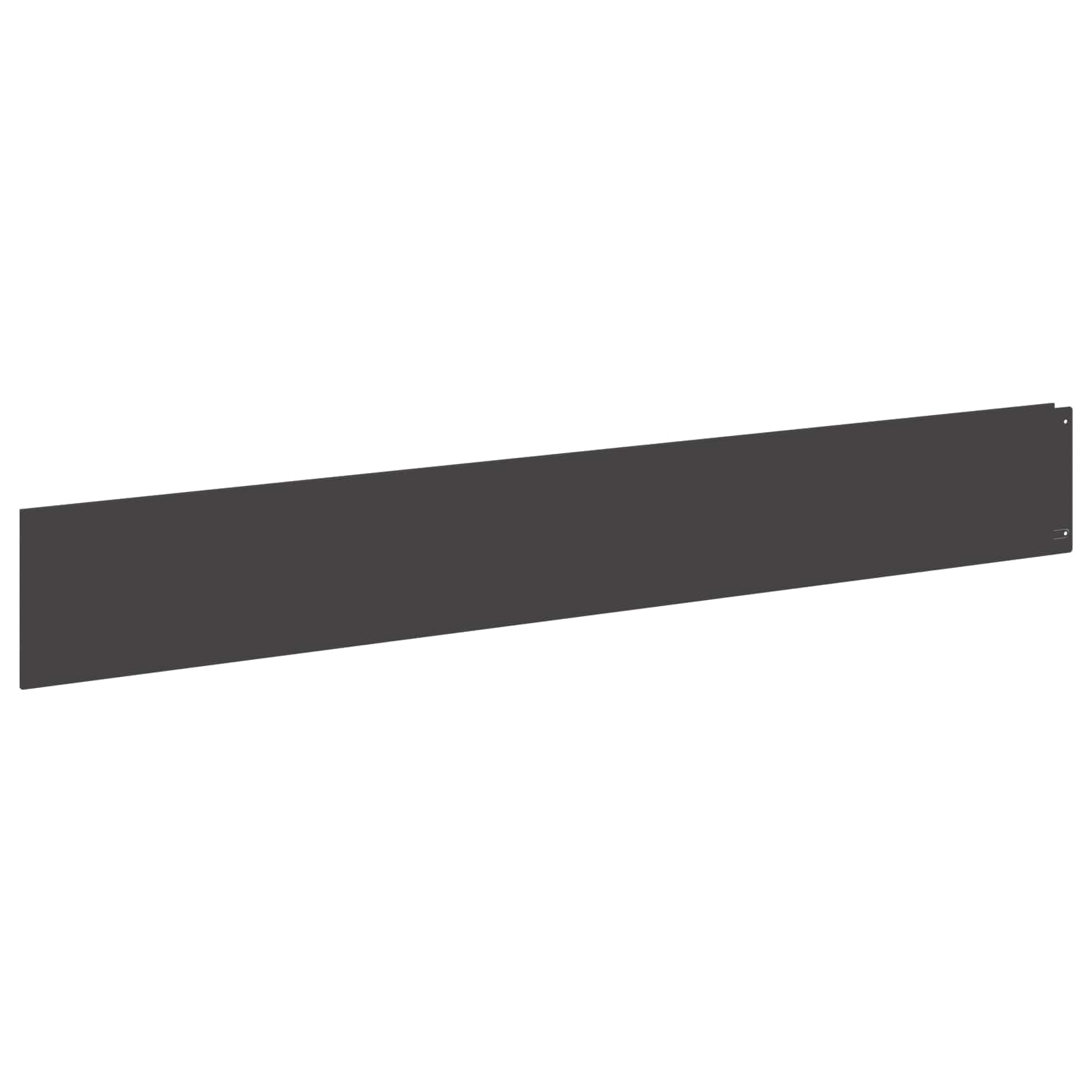 Gazonrand 10 szt. 100 x 15 cm stal czarna
