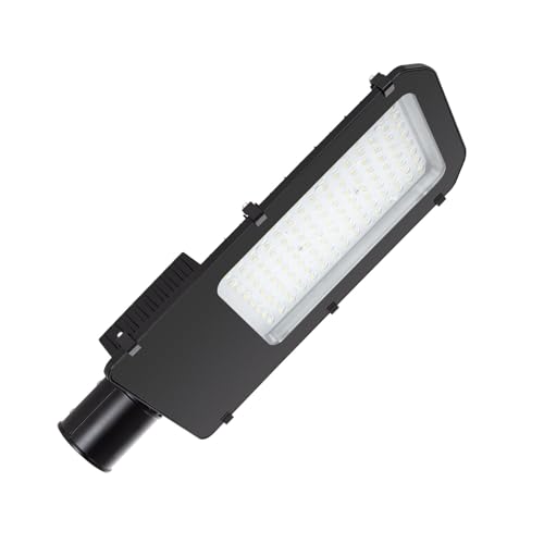 LEDKIA LIGHTING Farola LED Exterior 100W Harlem | 13.000 Lúmenes | 135 lm/W | Ángulo 70x140º | Cuerpo de Aluminio Inyectado IP65 | Montaje Ø60 mm | Ideal para Alumbrado Público y Vías Urbanas