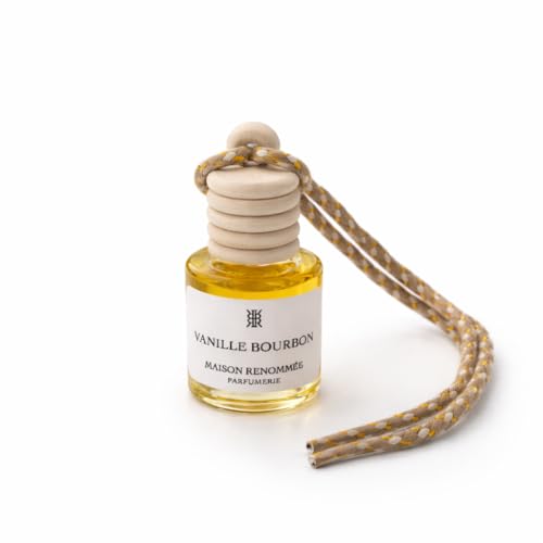 Maison Renommée Désodorisant Voiture Vanille Bourbon, Parfum Délicat, 8 ml